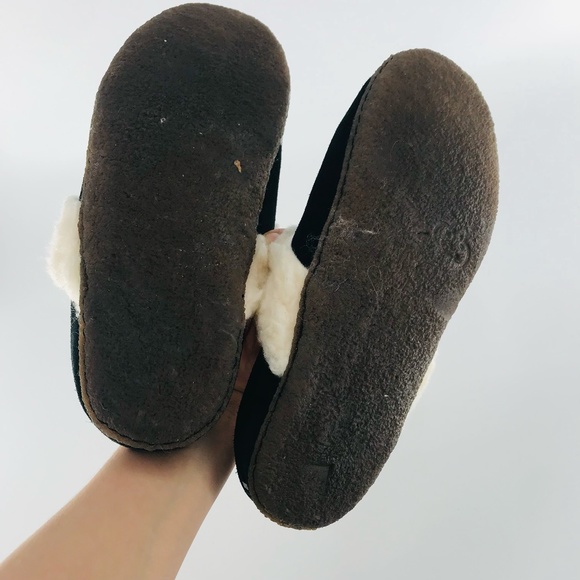 Sorel Women's Nakiska Suede Slide Slippers in Black Size 12 - Picture 5 of 6